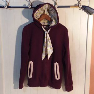 Nomis Maroon Hoodie Woman size Medium